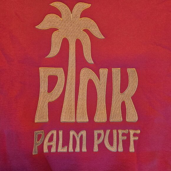 Pink Palm Puff Classic Puff Hoodie in Raspberry - Size Large - BNWT - Picture 7 of 9